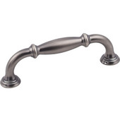  Tiffany Collection 4-1/2'' W Decorative Cabinet Pull, 96mm (3-3/4'') Center-to-Center in Brushed Pewter