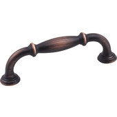  Tiffany Collection 4-1/2'' W Decorative Cabinet Pull, 96mm (3-3/4'') Center-to-Center in Brushed Oil Rubbed Bronze