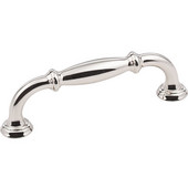  Tiffany Collection 4-1/2'' W Decorative Cabinet Pull, 96mm (3-3/4'') Center-to-Center in Polished Nickel