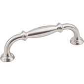  Tiffany Collection 4-1/2'' W Decorative Cabinet Pull, 96mm (3-3/4'') Center-to-Center in Satin Nickel