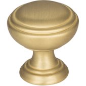  1-1/4'' Diameter Tiffany Cabinet Knob in Brushed Gold