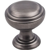  Tiffany Collection 1-1/4'' Diameter Decorative Cabinet Knob in Brushed Pewter