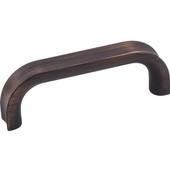  Rae Collection 3-7/16'' W Decorative Cabinet Pull, 3'' Center-to-Center in Brushed Oil Rubbed Bronze