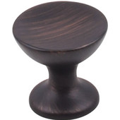  Rae Collection 1-1/16'' Diameter Small Decorative Cabinet Knob in Brushed Oil Rubbed Bronze