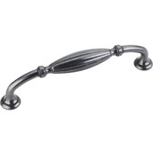  Glenmore Collection 5-3/4'' W Ribbed Cabinet Pull in Gun Metal