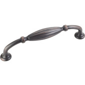  Glenmore Collection 5-3/4'' W Ribbed Cabinet Pull in Brushed Oil Rubbed Bronze