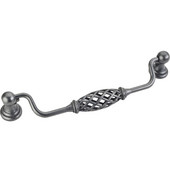  Tuscany Collection 7-3/16'' W Birdcage Cabinet Bail Pull with Backplates in Gun Metal