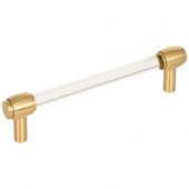  Carmen Center-to-Center Cabinet Bar Pull in Brushed Gold, 6-3/8'' W