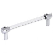  Carmen Center-to-Center Cabinet Bar Pull in Polished Chrome, 6-3/8'' W