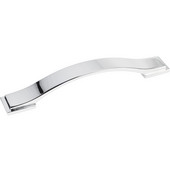  Mirada Collection 6-13/16'' W Strap Cabinet Pull in Polished Chrome