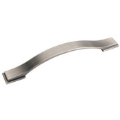  Mirada Collection 8-1/16'' W Strap Cabinet Pull in Brushed Pewter