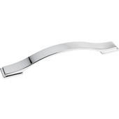  Mirada Collection 8-1/16'' W Strap Cabinet Pull in Polished Chrome