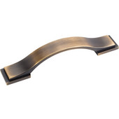  Mirada Collection 5-9/16'' W Strap Cabinet Pull in Antique Brushed Satin Brass