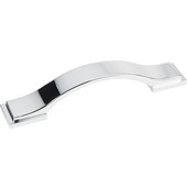  Mirada Collection 5-9/16'' W Strap Cabinet Pull in Polished Chrome