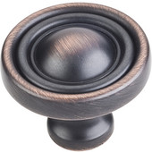  Bella Collection 1-3/8'' Diameter Round Cabinet Knob in Brushed Oil Rubbed Bronze