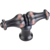  Bella Collection 2-1/4'' W Cabinet T-Knob in Brushed Oil Rubbed Bronze
