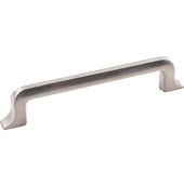  Callie Collection 6-1/4'' W Decorative Cabinet Pull in Satin Nickel, Center to Center: 128mm (5'')