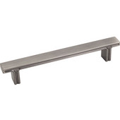  Anwick Collection 6-3/8'' W Rectangle Cabinet Pull in Brushed Pewter, 6-3/8'' W x 1-1/16'' D, Center to Center 128mm (5'')