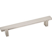  Anwick Collection 6-3/8'' W Rectangle Cabinet Pull in Satin Nickel, 6-3/8'' W x 1-1/16'' D, Center to Center 128mm (5'')