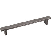  Anwick Collection 7-5/8'' W Rectangle Cabinet Pull in Brushed Pewter, 7-5/8'' W x 1-1/16'' D, Center to Center 160mm (6-1/4'')