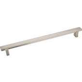  Anwick Collection 10-5/16'' W Rectangle Cabinet Pull in Satin Nickel, 10-5/16'' W x 1-1/16'' D, Center to Center 228mm (9'')