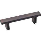  Anwick Collection 4-5/16'' W Rectangle Cabinet Pull in Brushed Oil Rubbed Bronze, 4-5/16'' W x 1-1/16'' D, Center to Center 3''