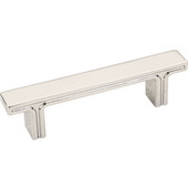  Anwick Collection 4-5/16'' W Rectangle Cabinet Pull in Polished Nickel, 4-5/16'' W x 1-1/16'' D, Center to Center 3''