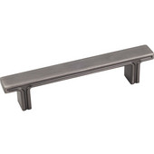  Anwick Collection 5-1/8'' W Rectangle Cabinet Pull in Brushed Pewter, 5-1/8'' W x 1-1/16'' D, Center to Center 96mm (3-3/4'')