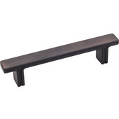  Anwick Collection 5-1/8'' W Rectangle Cabinet Pull in Brushed Oil Rubbed Bronze, 5-1/8'' W x 1-1/16'' D, Center to Center 96mm (3-3/4'')