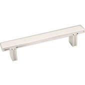 Anwick Collection 5-1/8'' W Rectangle Cabinet Pull in Polished Nickel, 5-1/8'' W x 1-1/16'' D, Center to Center 96mm (3-3/4'')