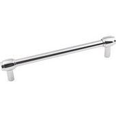  Hayworth Collection 7-1/4'' W Decorative Cabinet Pull in Polished Chrome, 7-1/4'' W x 1-3/8'' D, Center to Center 160mm (6-1/4'')