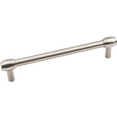  Hayworth Collection 7-1/4'' W Decorative Cabinet Pull in Satin Nickel, 7-1/4'' W x 1-3/8'' D, Center to Center 160mm (6-1/4'')