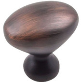  Merryville Collection 1-1/4'' Diameter Egg Cabinet Knob, Brushed Oil Rubbed Bronze 