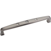 Modena Square Collection 6-13/16'' W Modern Cabinet Pull in Satin Black Nickel