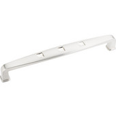  Modena Square Collection 6-13/16'' W Modern Cabinet Pull in Satin Nickel