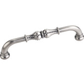  Prestige Collection 5-11/16'' W Beaded Cabinet Pull in Brushed Pewter