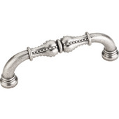  Prestige Collection 4-3/8'' W Beaded Cabinet Pull in Distressed Pewter