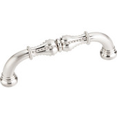  Prestige Collection 4-3/8'' W Beaded Cabinet Pull in Satin Nickel