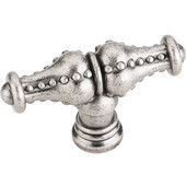  Prestige Collection 2-1/4'' W Beaded Cabinet T-Knob in Distressed Pewter