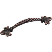  Evangeline Collection 6-1/2'' W Fleur De Lis Cabinet Pull in Brushed Oil Rubbed Bronze