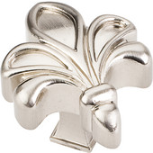  Evangeline Collection 1-3/4'' W Fleur De Lis Cabinet Knob in Satin Nickel