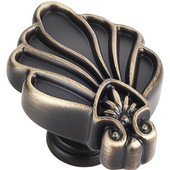  Montclair Collection 2'' W Botanical Cabinet Knob in Antique Brushed Satin Brass