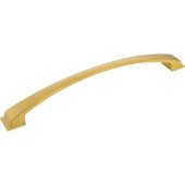  Roman Collection 13-5/8'' W Decorative Appliance Pull, 12'' Center to Center, Brushed Gold, 13-5/8'' W x 1-7/8'' D x 1-7/8'' H