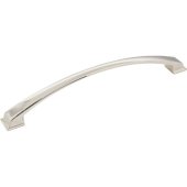  Roman Collection 10'' W Decorative Cabinet Pull, 224 mm (8-7/8'') Center to Center, Polished Nickel, 10'' W x 1-1/2'' D x 1-1/2'' H