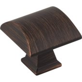  Roman Collection 1-1/4'' Decorative Cabinet Knob, Brushed Oil Rubbed Bronze, 1-1/4'' W x 1-1/4'' D x 1-1/8'' H