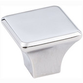  Marlo Collection 1-1/4'' W Large Square Decorative Cabinet Knob in Polished Chrome
