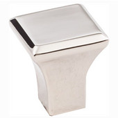  Marlo Collection 7/8'' W Small Square Decorative Cabinet Knob in Polished Nickel