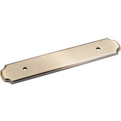  6'' W Cabinet Plain Backplate in Brushed Antique Brass