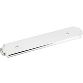  6'' W Cabinet Plain Backplate in Polished Chrome
