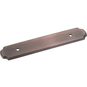  6'' W Cabinet Backplate with Rope Detail in Brushed Oil Rubbed Bronze